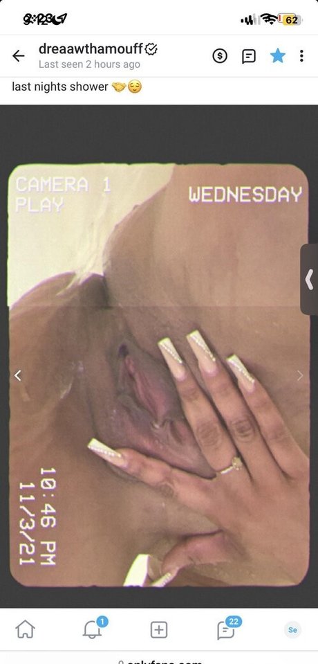 Alasti lekkinud OnlyFans-i pilt Dreaawthamouff