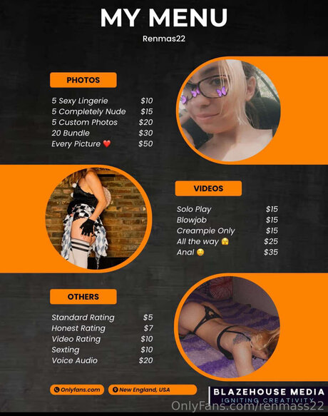 OnlyFans-model Renmass22