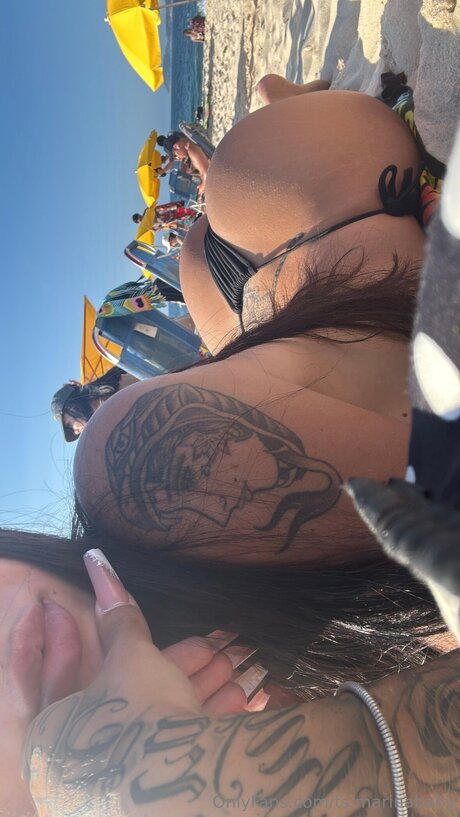 Naken lekkede OnlyFans-bilde av Ts Marinababy