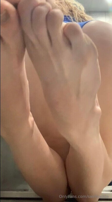 Naakte gelekte OnlyFans-foto van Saintsaskia