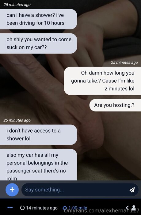 Photo nue de fuite OnlyFans de Alexhernan127