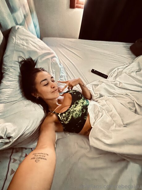 Naken lekkede OnlyFans-bilde av Rebecalou