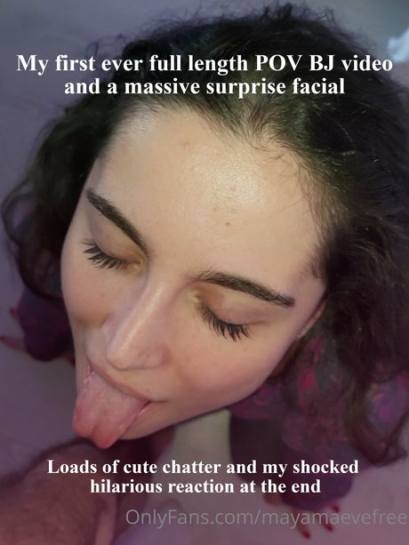 Alasti lekkinud OnlyFans-i pilt Maya Maeve