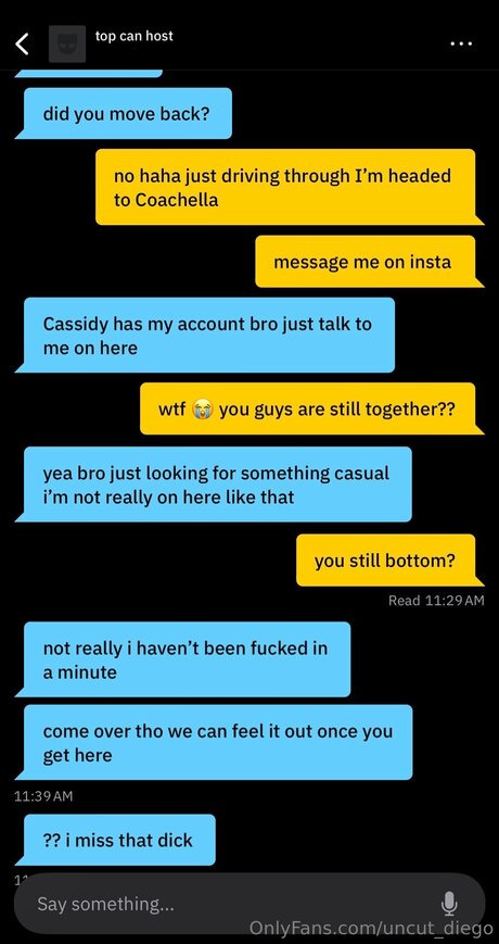 Naken lekkede OnlyFans-bilde av Uncut Diego