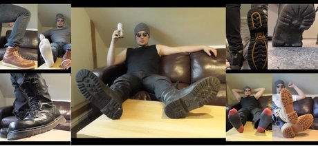 Naakte gelekte OnlyFans-foto van Master Beanie