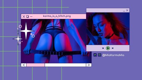 Naken lekkede OnlyFans-bilde av Mia Karma