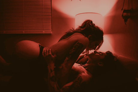 Nahá fotka uniklých OnlyFans od Angelique Ampamp Jason