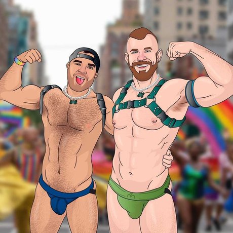 Photo nue de fuite OnlyFans de Musclepup Badge