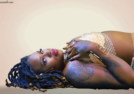 Photo nue de fuite OnlyFans de Ebony The Demigoddess