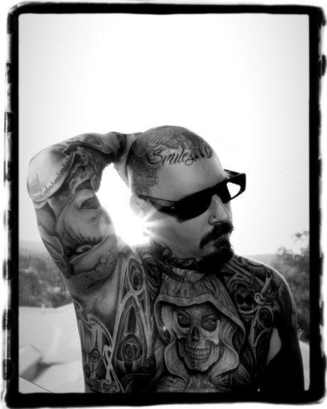 Naakte gelekte OnlyFans-foto van Danb33tattoo