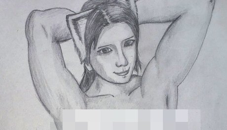 Foto di nudo di fuga di OnlyFans di Mvv Drawing