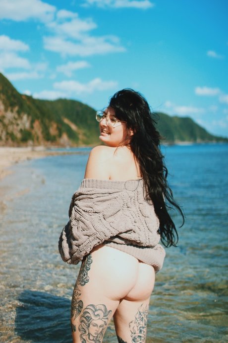 Naakte gelekte OnlyFans-foto van Rach