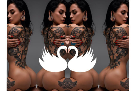 Alasti lekkinud OnlyFans-i pilt Tattoed Skinny