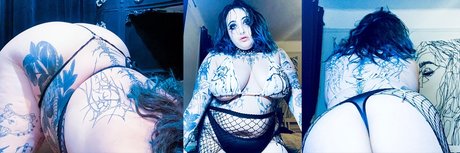 Nacktes geleaktes OnlyFans-Foto von Tattdgothbaddie  Goth Goddess  No Ppv
