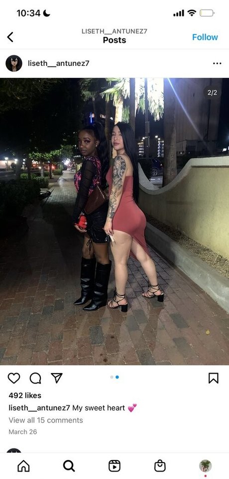 Naakte gelekte OnlyFans-foto van Liseth Antunez