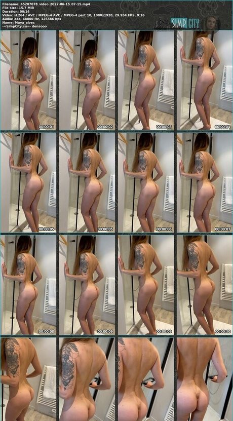 Naken lekkede OnlyFans-bilde av Mayaalves