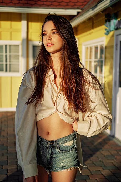 Naakte gelekte OnlyFans-foto van Melodi Flack