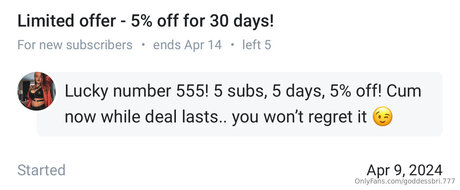 OnlyFans-model Goddessbri 777