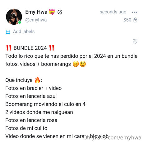 Naken lekkede OnlyFans-bilde av Emyhwa