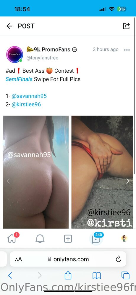 Naakte gelekte OnlyFans-foto van Kirstiee96free