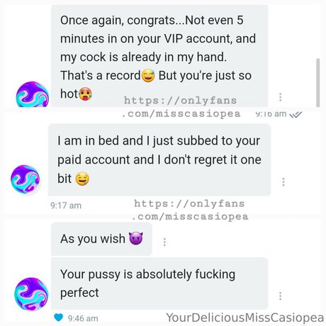 Foto di nudo di fuga di OnlyFans di Misscasiopea