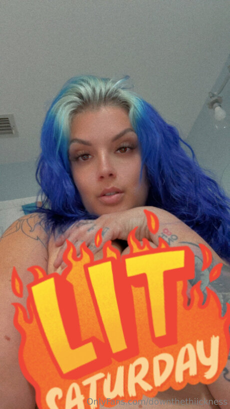 Foto di nudo di fuga di OnlyFans di Downthethiickness