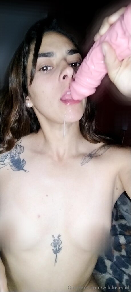 Naakte gelekte OnlyFans-foto van Wildlovegirl