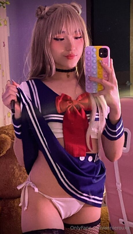 Naakte gelekte OnlyFans-foto van Annierouxx