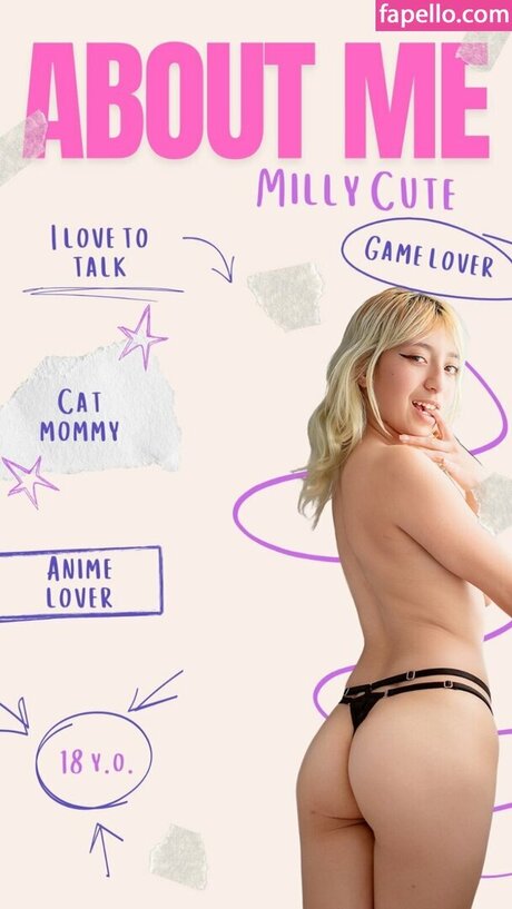 Millycute naked leaks OnlyFans pic
