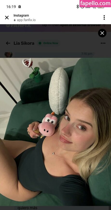 Nahá fotka uniklých OnlyFans od Lia Sikora