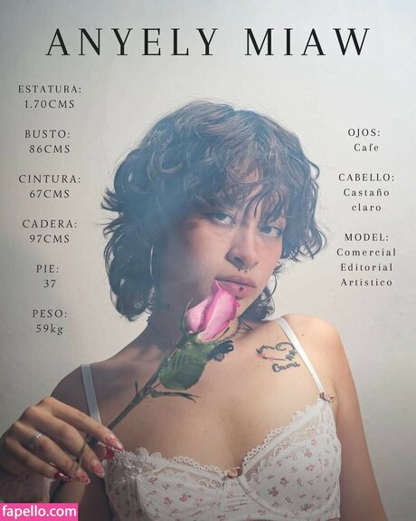 Nacktes geleaktes OnlyFans-Foto von Anyelymiaw