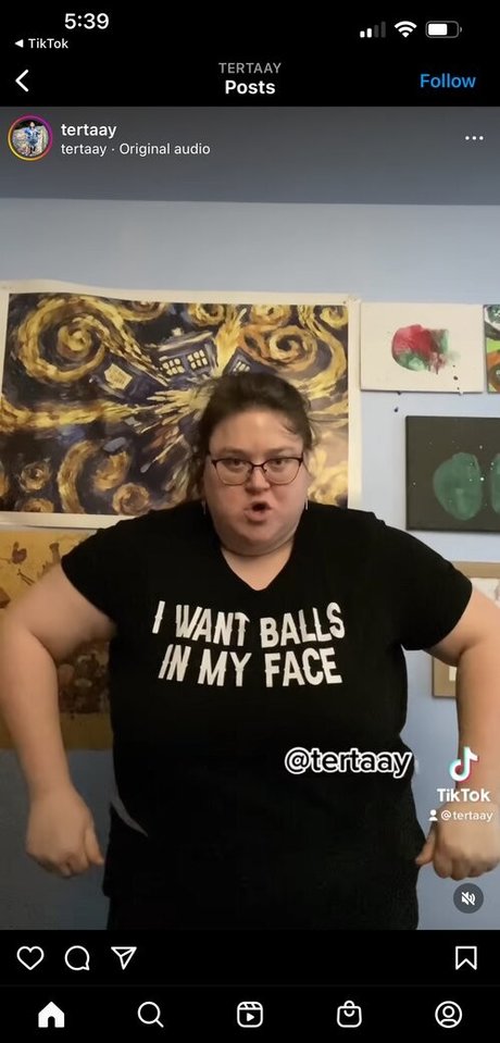 Foto desnuda filtrada de OnlyFans de Tertaay