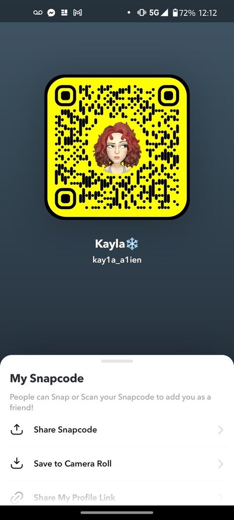 Naakte gelekte OnlyFans-foto van Kayla