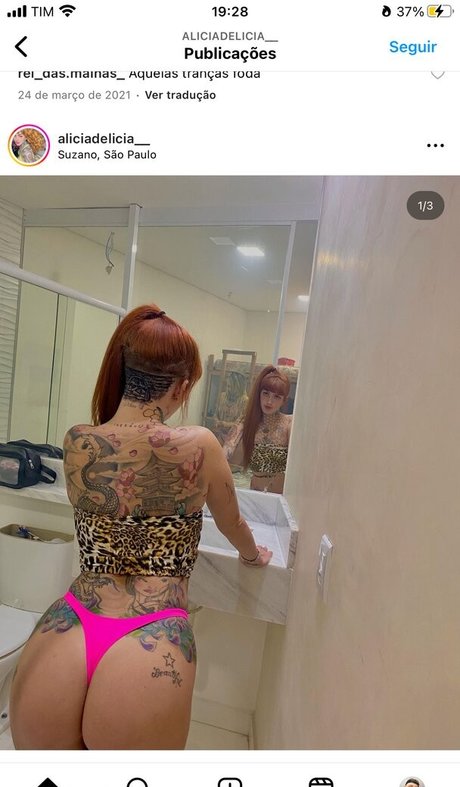 Naken lekkede OnlyFans-bilde av Alicia Delicia