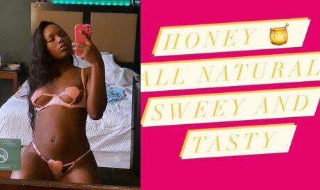 Naakte gelekte OnlyFans-foto van Omonihoney