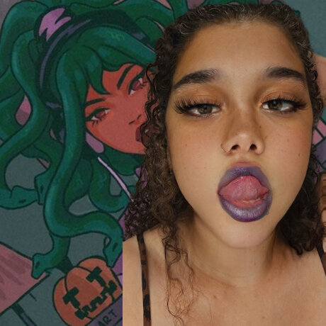 Naakte gelekte OnlyFans-foto van Lustygemina