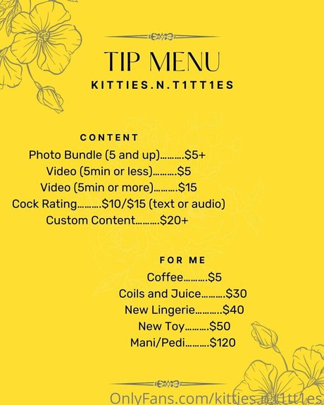 Nahá fotka uniklých OnlyFans od Kittiesnt1tt1es