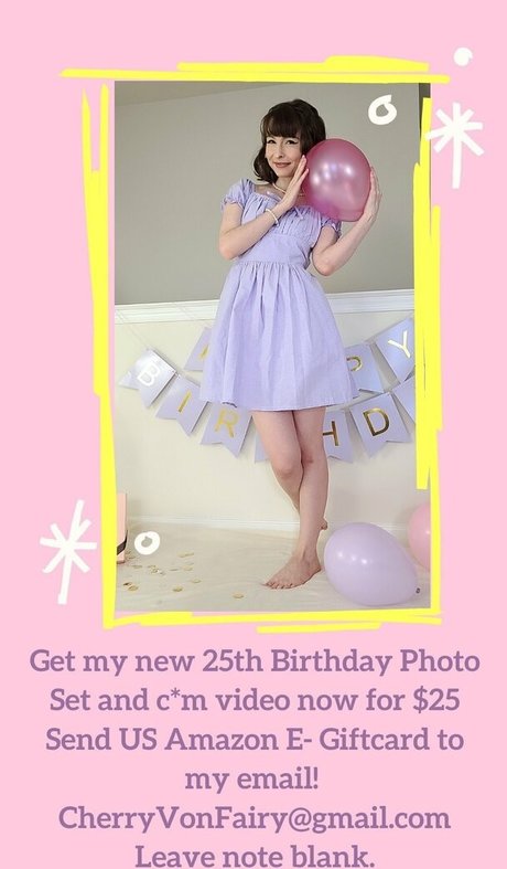 Foto di nudo di fuga di OnlyFans di Cherryvonfairyfree