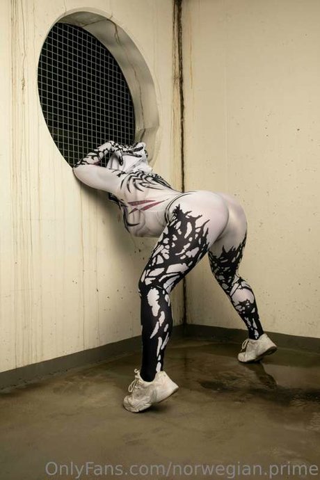 Naakte gelekte OnlyFans-foto van Norwegian Prime