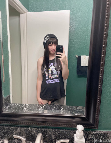 Naakte gelekte OnlyFans-foto van Jessicaaoki