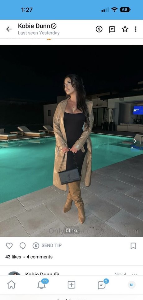 Naken lekkede OnlyFans-bilde av Kobiedunnn