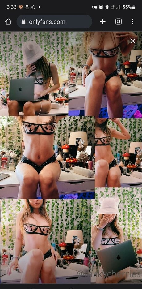 Naakte gelekte OnlyFans-foto van Milkycherries