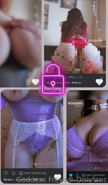 Foto di nudo di fuga di OnlyFans di Freyaskingdom