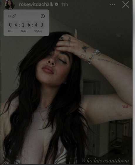 Naken lekkede OnlyFans-bilde av Rosewitdachalk