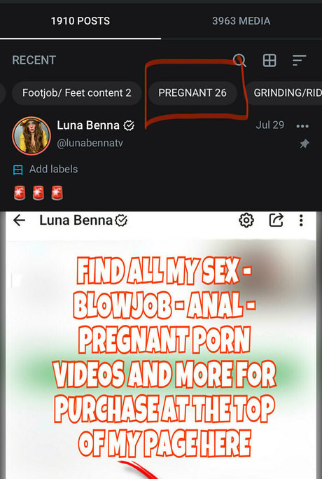 Обнаженная фотография утечки OnlyFans от Lunabennatv