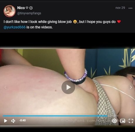 Tinyvampfangs OnlyFans泄露裸照