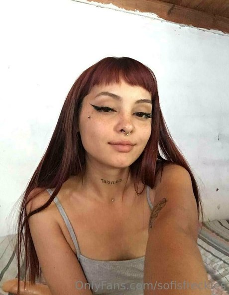 Naakte gelekte OnlyFans-foto van Sofisfreckles