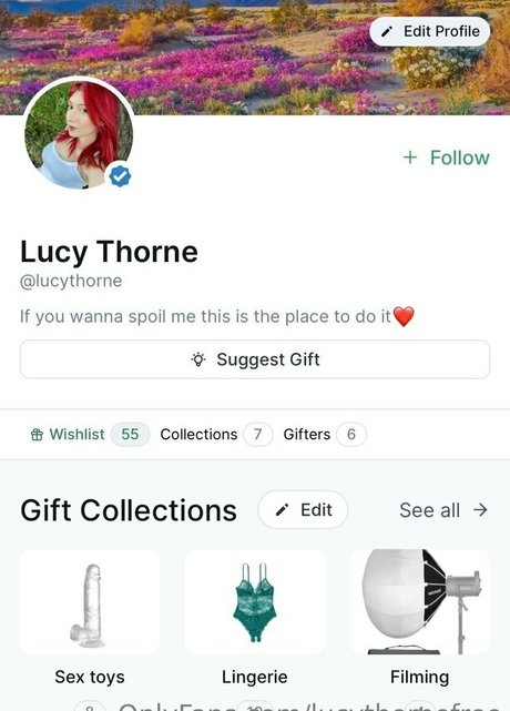 Foto di nudo di fuga di OnlyFans di Lucythornefree