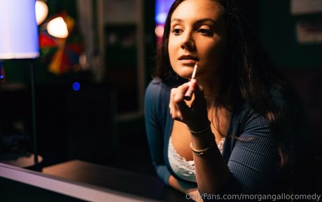 Naken lekkede OnlyFans-bilde av Morgangallocomedy