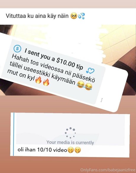 Foto di nudo di fuga di OnlyFans di Babejaanizfree